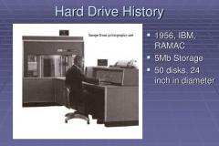 IBM 305 RAMAC Hard Drive History