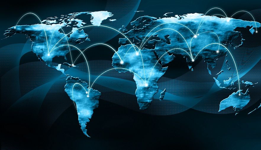 Internet Proxy - World map
