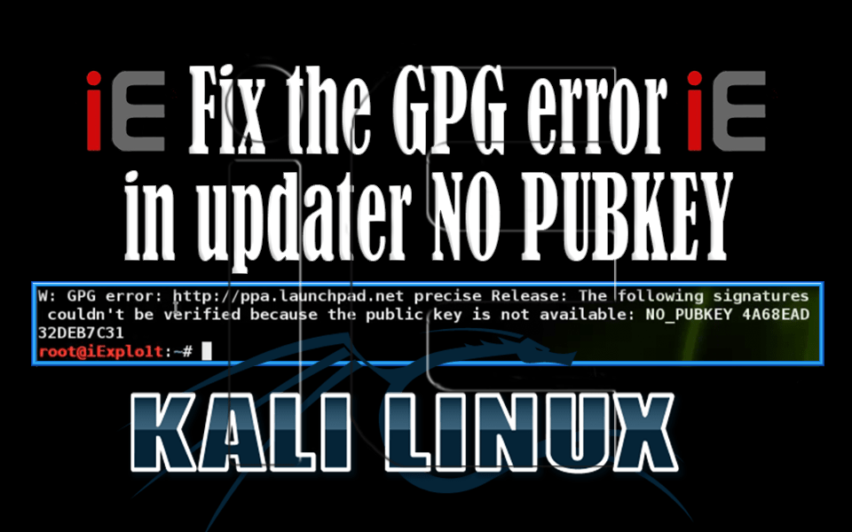 GPG Key Error