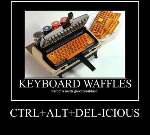 Keyboard Waffles