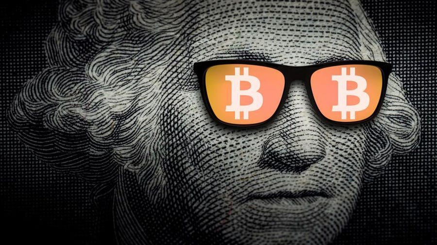 The future with Bitcoin - BTC - Glasses