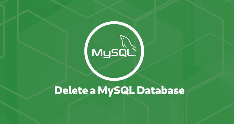 Delete MySql a Database