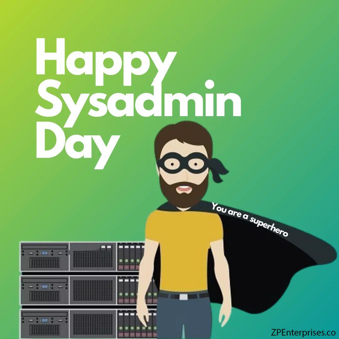 Happy Sysadmin Day
