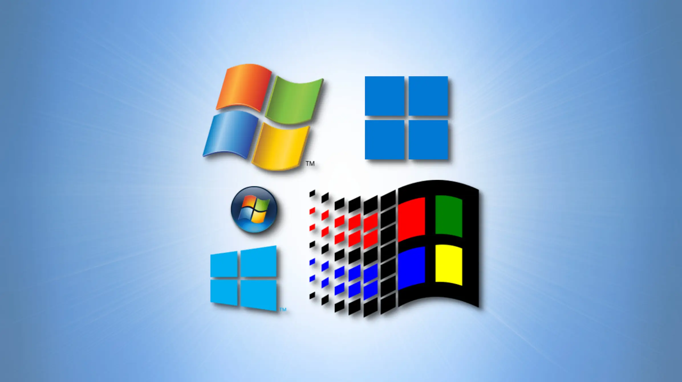 Windows Logos Over Time