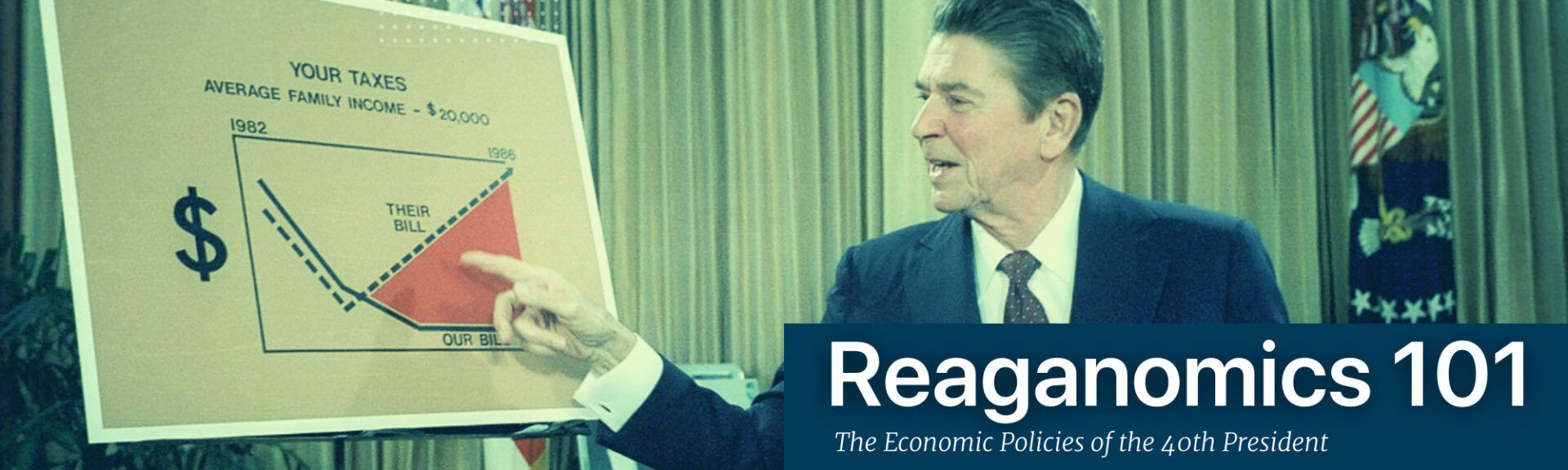 Reaganomics - Tricledown - Presiden Reagan