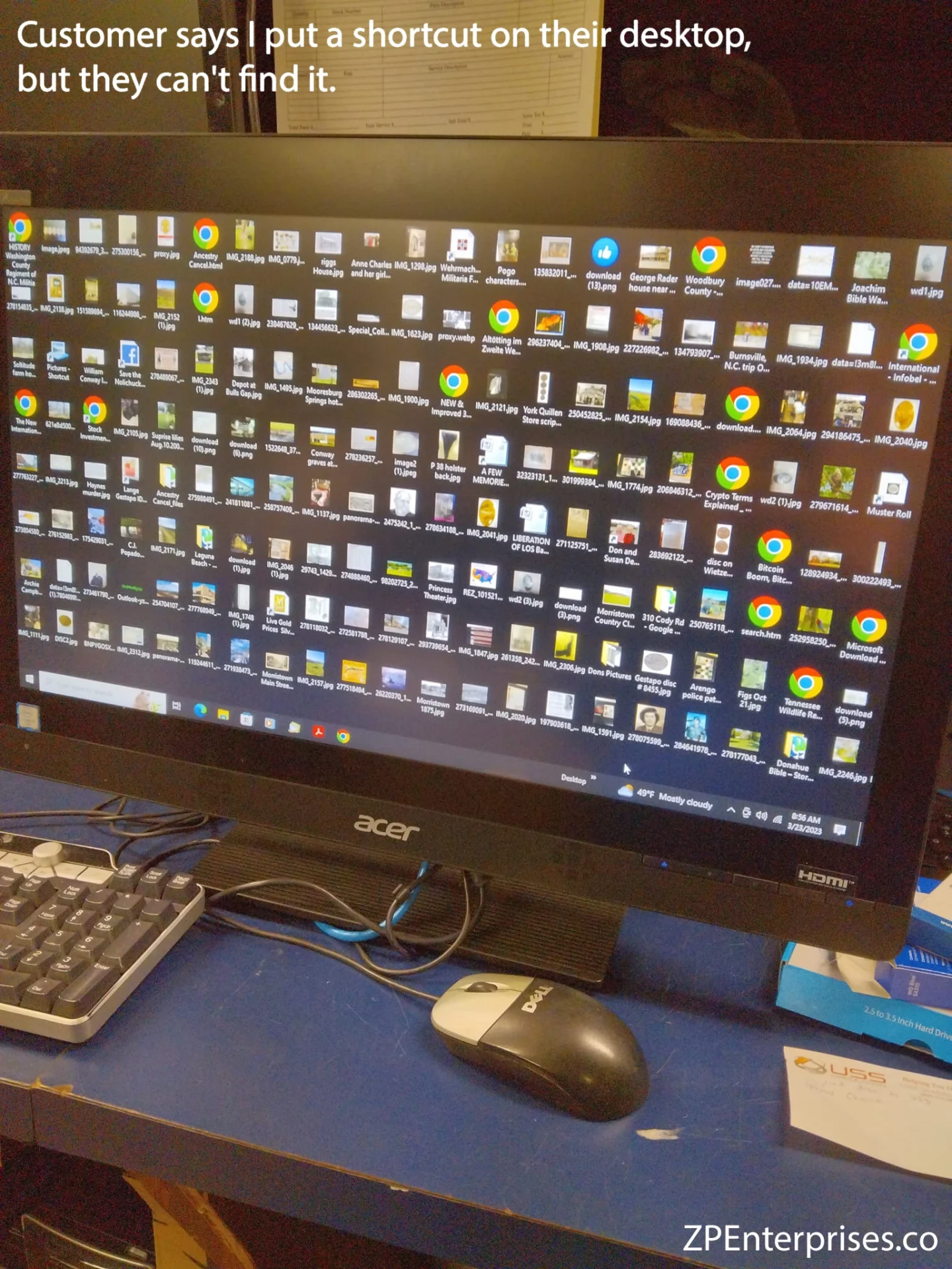 Cluttered Desktop - A Shortcut Nighmare