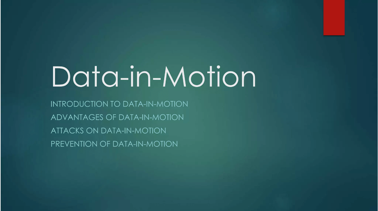 Data In Motion - DIM