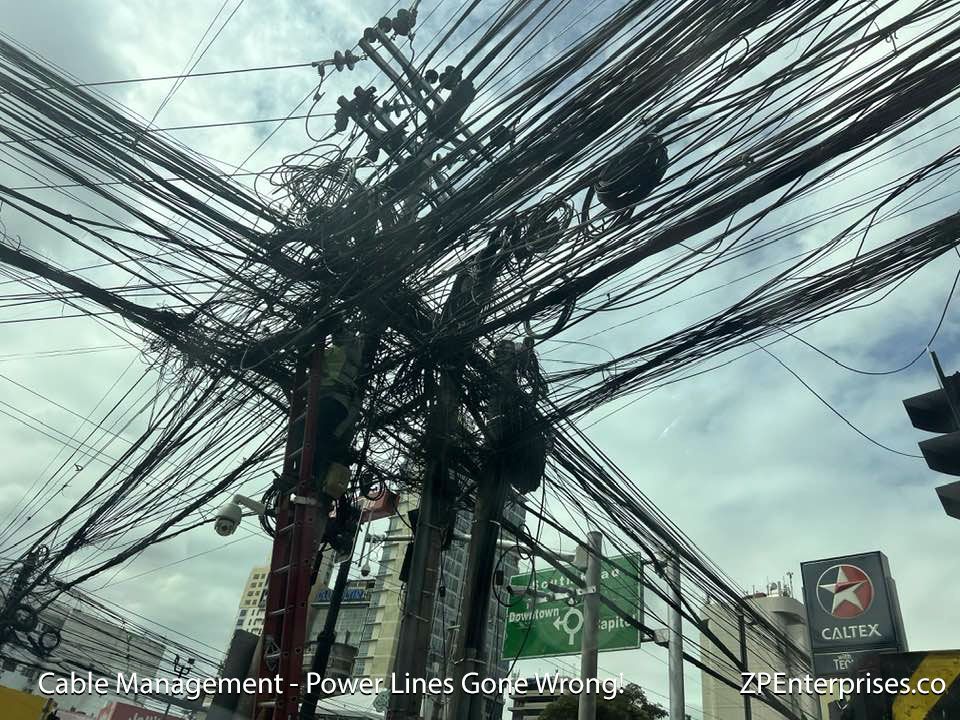 Powerline - Cable Management - Powerlines Gone Wrong