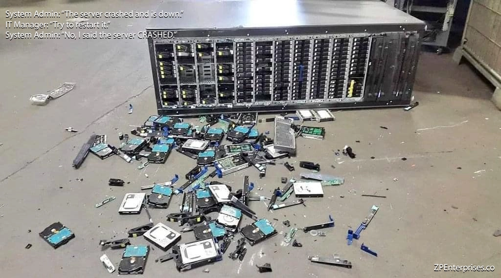 IT Staff & A Bad Day - Server Crash