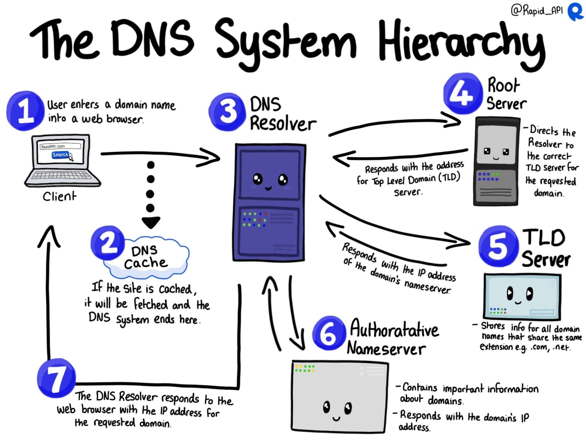 DNS System Hierarchy