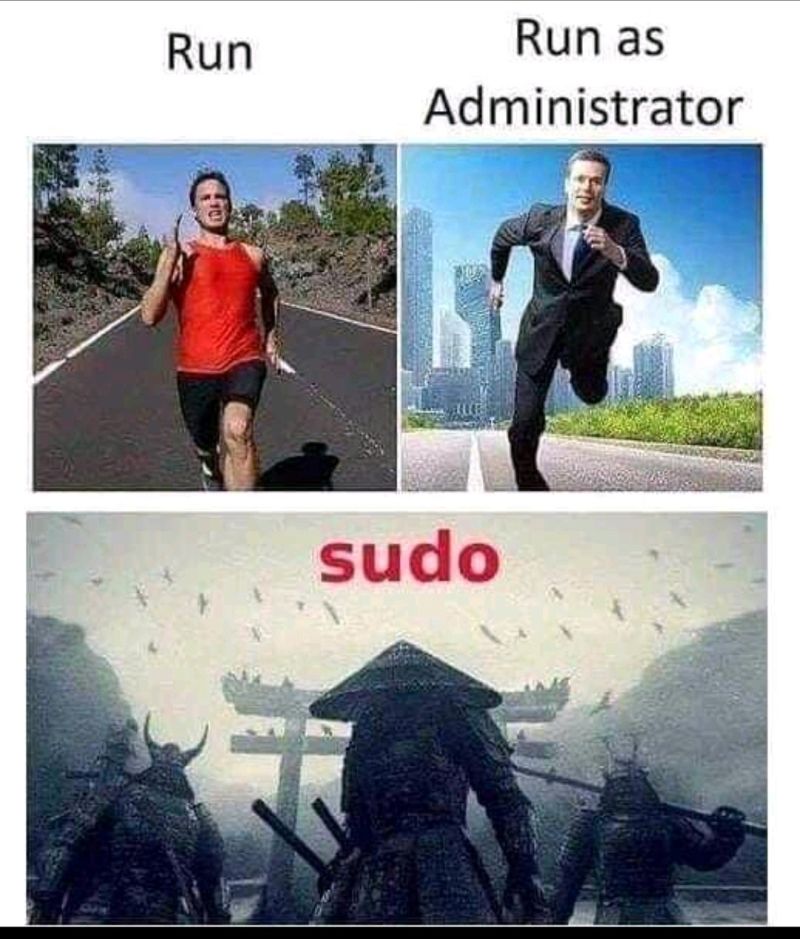 The power of sudo