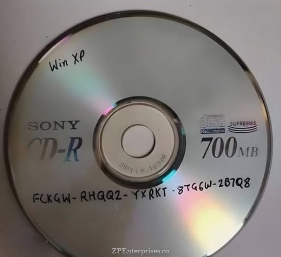 Windows XP Install CD